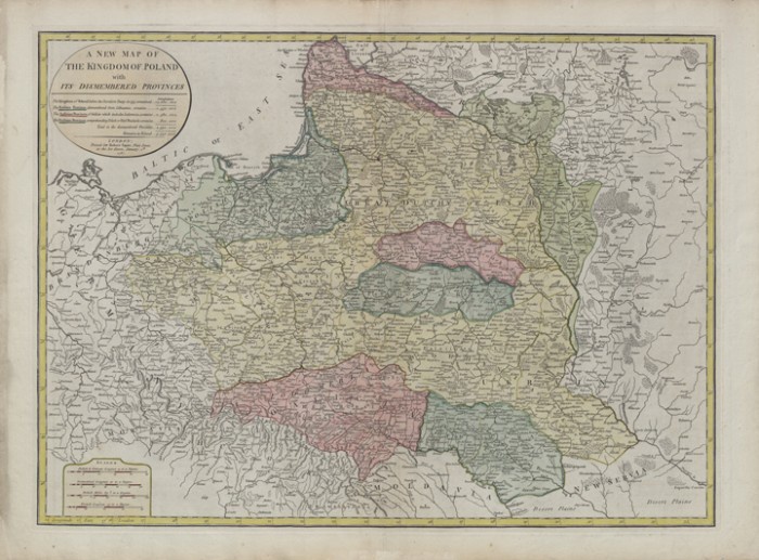 Mapa Po 1 Rozbiorze Polski 